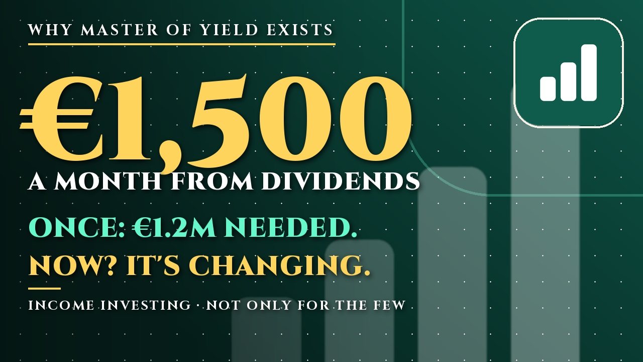 Why Master of Yield exists — video
